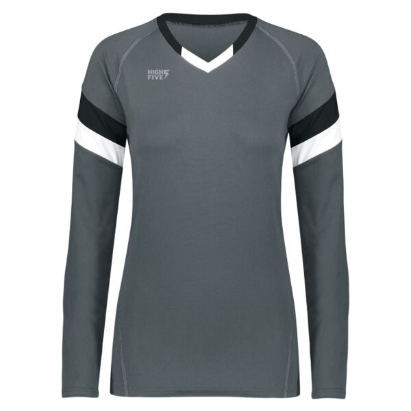 Girls TruHit Tri-Color Long Sleeve Jersey Thumbnail