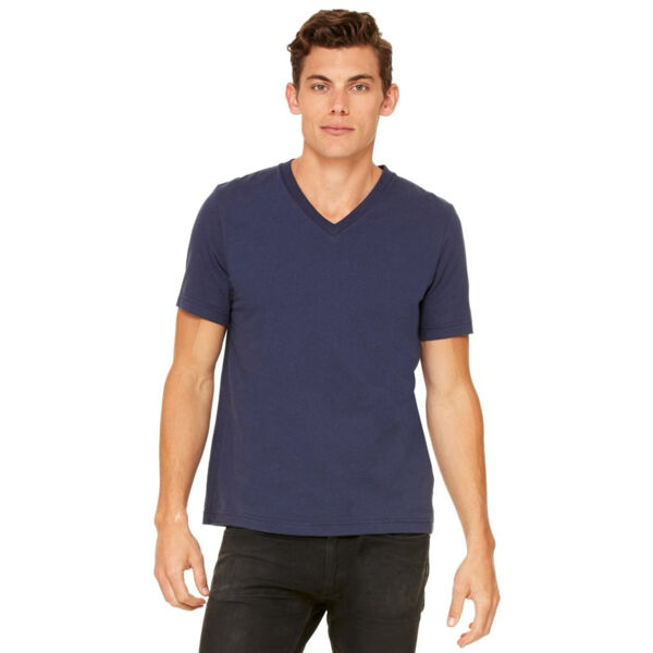 Unisex Jersey V-Neck Tee Thumbnail