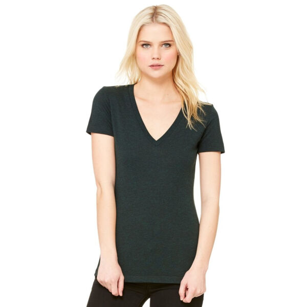 Women’s Triblend Deep V-Neck Tee Thumbnail