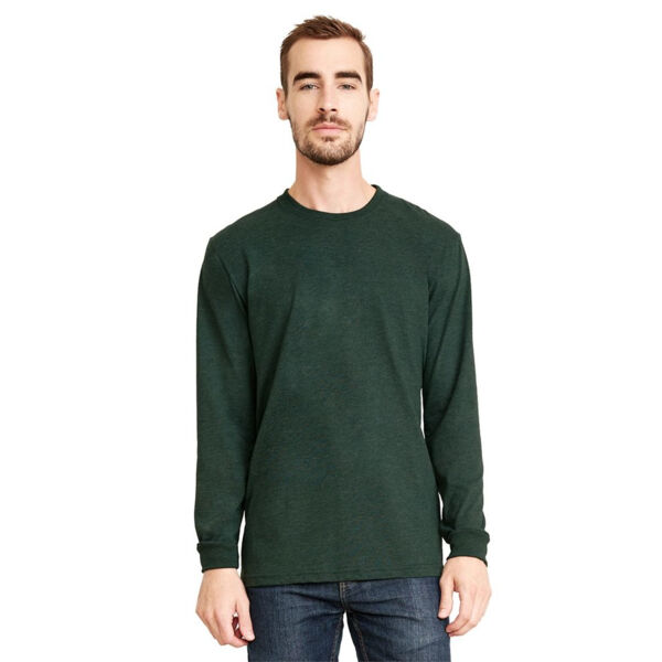 Unisex Sueded Long Sleeve Tee Thumbnail