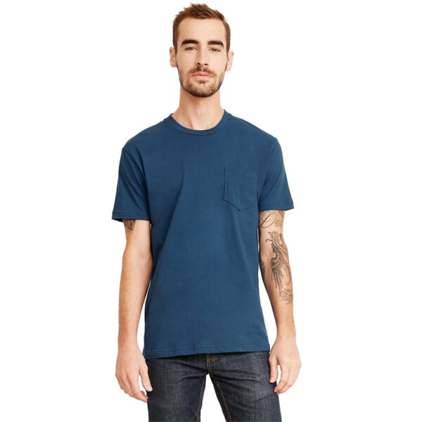 Unisex Cotton Pocket Tee Thumbnail