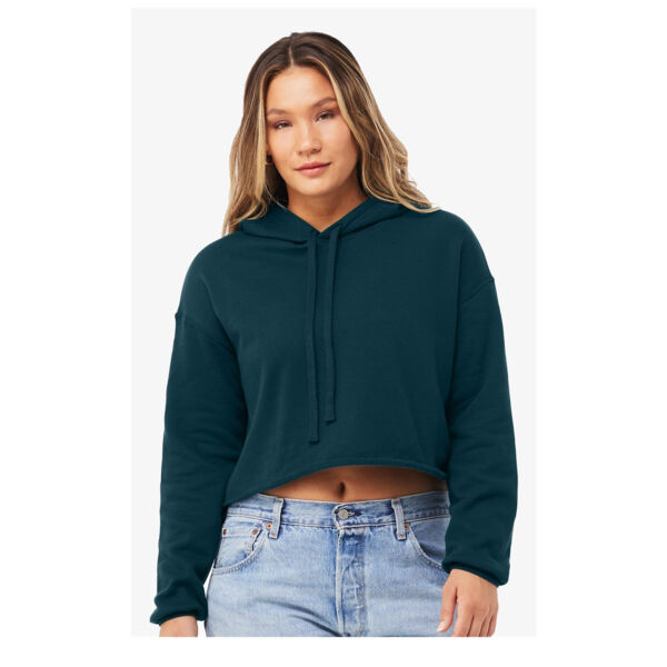 Women's Crop Hoodie Sweatshirt Thumbnail