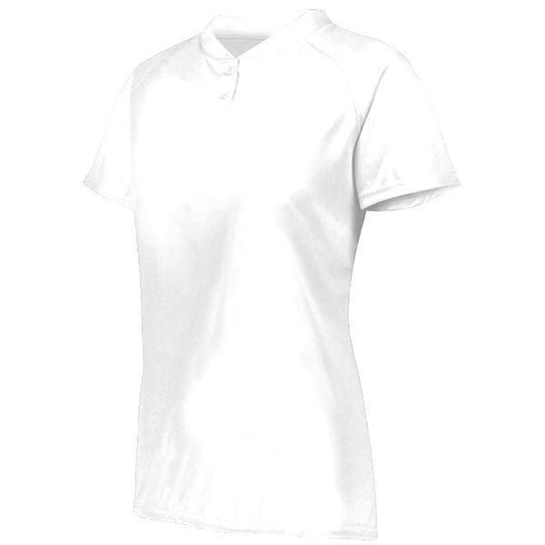 Ladies Attain Wicking Two-Button Softball Jersey Thumbnail