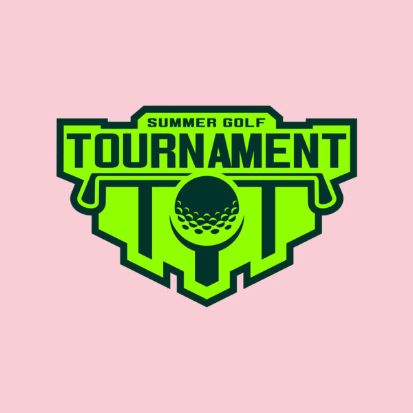 Tournament Summer golf logo template Thumbnail